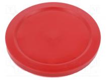 Oberer Verschluss der Kartusche  rot  gepresst  TCH-EA200C-HD
