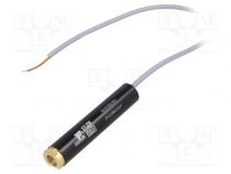 Modul  Laser  3mW  rot  Ellipse  650nm  4,5÷6VDC  30÷150mA