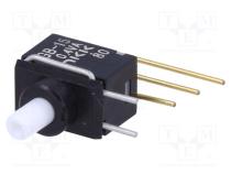Переключатель  кнопочный  Пол  2  SPDT  0,01A/28ВAC  0,01A/28ВDC