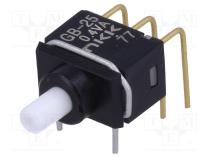 Переключатель  кнопочный  Пол  2  DPDT  0,01A/28ВAC  0,01A/28ВDC