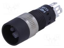 Переключатель  кнопочный  Пол  2  SPDT  0,1A/30ВAC  0,1A/30ВDC