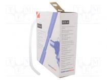 Schrumpfschlauch  3  1  6mm  L  5m  transparent  Karton