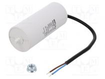 Kondensator  für Motoren, Betrieb  80uF  UBtrieb  400VAC  ±5%