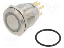 Переключатель  антивандальный  Пол  2  SPDT  3A/220ВAC  5A/24ВDC
