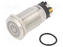 Переключатель  антивандальный  Пол  2  SPDT  3A/220ВAC  5A/24ВDC