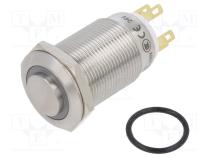 Переключатель  антивандальный  Пол  2  SPDT  3A/220ВAC  5A/24ВDC