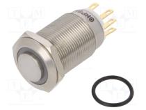 Переключатель  антивандальный  Пол  2  SPDT  3A/220ВAC  5A/24ВDC