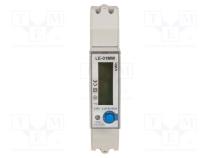 Счетчик  цифровой,монтажный  на DIN-рейку  1-фазные  LCD  Iном  5А