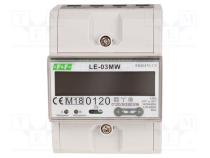 Счетчик  цифровой,монтажный  на DIN-рейку  LCD  Iном  5А  50Гц