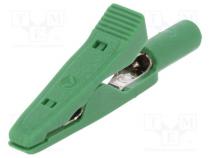 Krokodilklemme  15A  60VDC  gelb  Ber.Halt  max.4mm  930317803