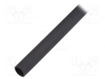 Schrumpfschlauch  4  1  8mm  schwarz  Durchm.nach Schrumpfen  2mm