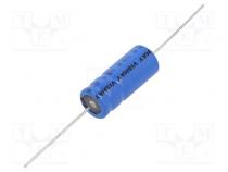 Kondensator  elektrolytisch  THT  100uF  63VDC  Ø10x25mm  ±20%