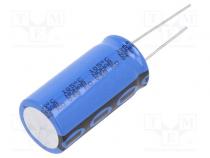 Kondensator  elektrolytisch  THT  4,7mF  35VDC  Ø18x35mm  ±20%