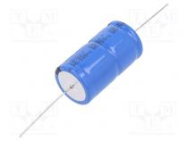 Kondensator  elektrolytisch  THT  2,2mF  40VDC  Ø21x38mm  ±20%