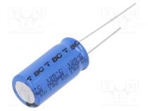 Kondensator  elektrolytisch  THT  2,2mF  16VDC  Ø12,5x25mm  ±20%