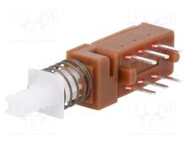 Schalter  Druck  Pos  2  0,5A/100VAC  2A/25VDC  ON-(ON)  Bel  Fehlen