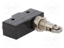 Mikroschalter SNAP ACTION  mit Rolle  SPDT  15A/250VAC  ON-(ON)