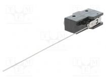 Mikroschalter SNAP ACTION  mit Hebel  SPDT  15A/250VAC  ON-(ON)