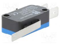 Mikroschalter SNAP ACTION  mit Hebel  SPDT  10A/250VAC  ON-(ON)