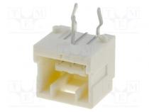 Socket  wire-board  male  CLIK-Mate  1.5mm  PIN  3  THT  PCB snap  2A