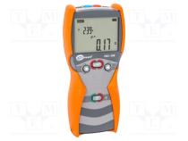 Messgerät  Kurzschlussimpedanz  LCD  VAC  0÷440V  IP67  0,24÷200Ω
