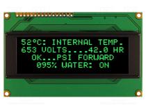 Display  OLED  alphanumerisch  20x4  Abm  98x60x10mm  grün  PIN  16
