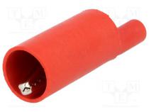 Krokodilklemme  10A  rot  4mm