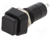 Переключатель  кнопочный  Пол  2  SPST  3A/125ВDC  OFF-(ON)