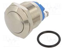 Schalter  vandalensicher  Pos  2  SPST-NO  2A/36VDC  IP65  OFF-(ON)