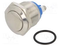 Schalter  vandalensicher  Pos  2  SPST-NO  2A/36VDC  IP65  OFF-(ON)