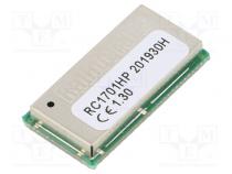Modul  RF  UART  -118dBm  2,8÷3,6VDC  27dBm  SMD  100kbps  407/31mA