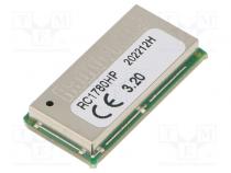 Модуль  RF  UART  -118дБм  2,8÷5ВDC  27дБм  SMD  100кбит/с  297/31мА