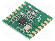 Модуль  RF  трансивер FM  FSK,GFSK,OOK  433,92МГц  SPI  -120дБм