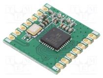 Modul  RF  FM Transceiver  FSK  868MHz  SPI  -120dBm  1,8÷3,6VDC