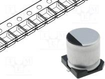 Конденсатор  электролитический  SMD  10мкФ  25ВDC  Ø4x5,3мм  ±20%