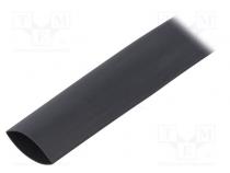 Schrumpfschlauch  kleberfrei  2  1  19mm  L  50m  schwarz  Rolle