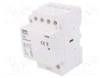Контактор  4-полюсный установочный  63А  230ВAC  NC + NO x3  STM