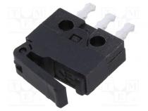 Mikroschalter SNAP ACTION  SPDT  0,3A/6VDC  (OFF)-ON,ON-(OFF)