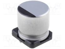 Kondensator  elektrolytisch  low ESR  SMD  33uF  100VDC  Ø10x10mm