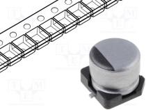 Kondensator  elektrolytisch  low ESR  SMD  220uF  16VDC  Ø10x10mm