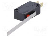 Mikroschalter SNAP ACTION  mit Hebel  SPDT  0,1A/125VAC  ON-(ON)