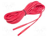 Messleitung  Bananenstecker 4mm,beiderseitig  isoliert  L  10m