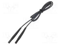 Messleitung  Bananenstecker 4mm,beiderseitig  isoliert  L  1,2m