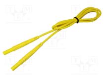 Messleitung  Bananenstecker 4mm,beiderseitig  isoliert  L  1,2m
