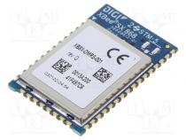 Модуль  RF  RF PAD  XBee  863÷870МГц  SPI,UART  -113дБм  13дБм  SMD