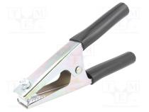 Krokodilklemme  350A  Ber.Halt  max.45mm  L. ges  190mm  schwarz