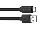 Daten- und Ladekabel USB - USB Type-C, 100 cm, schwarz