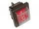 Kolébkový mitpínač in panelu mit aretací P-SW201A RED COVER PROTECTIVE