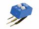 DIP-Schalter für Leiterplatte DIP 02 BLUE 90° ECE