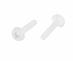Kunststoffschraube KSS PF-208NK, M2x8mm, Nylon, weiß